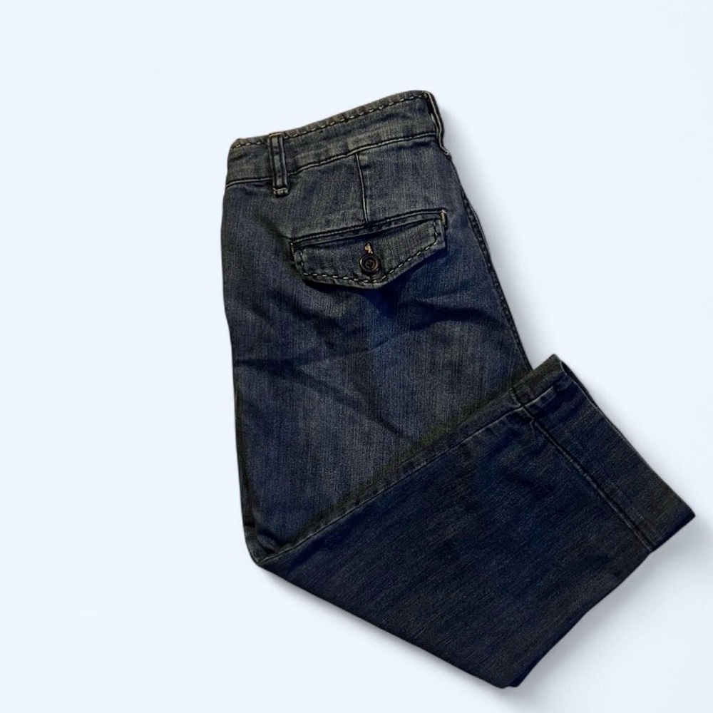 Vintage 90s Z. Cavaricci Low Rise Capri Jeans Size 6